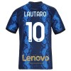 Maglia ufficiale Inter Milan Lautaro Martinez 10 Casa 2021-22 per Uomo